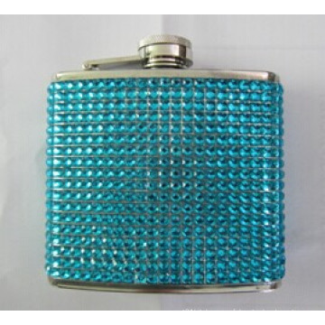 Amazon Vendor Stainless Steel 6oz Hip Flask with Cover